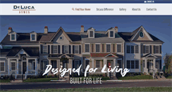 Desktop Screenshot of delucahomes.com